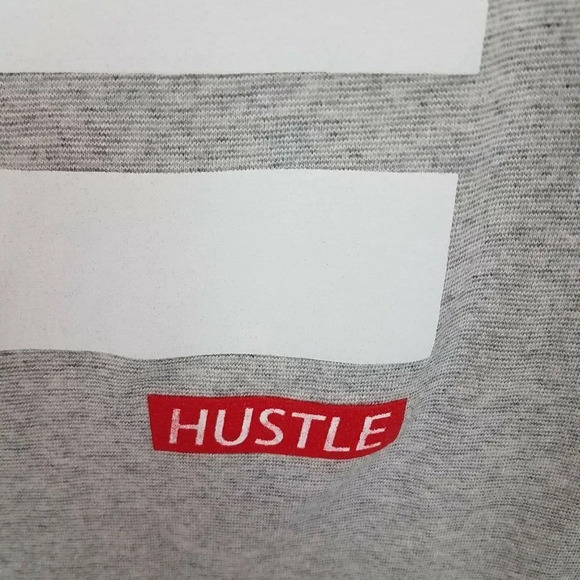 Locked And Loaded MEN'S SIZE LARGE T-Shirt Stars And Stripes Gray and White PATR - Picture 3 of 5